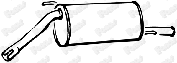 Rear Muffler (13248)