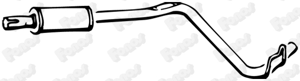 Centre Muffler (611444)
