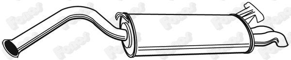 Rear Muffler (616302)
