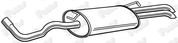 Rear Muffler (23232)