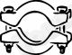 Clamping Piece, exhaust system (82467)