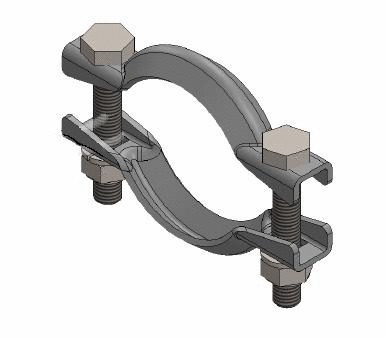 Clamping Piece, exhaust system