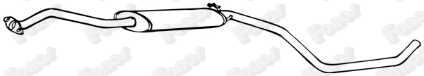 Centre Muffler (619220)