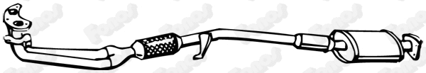 Front Muffler (612136)