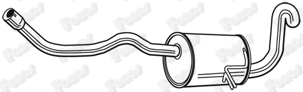 Rear Muffler (24177)
