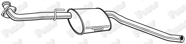 Centre Muffler (617583)