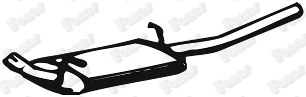 Rear Muffler (61966)