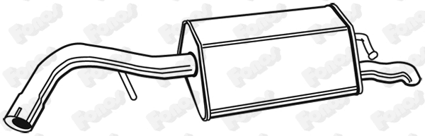 Rear Muffler (619678)
