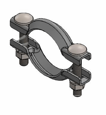 Clamping Piece, exhaust system