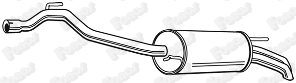 Rear Muffler (616418)