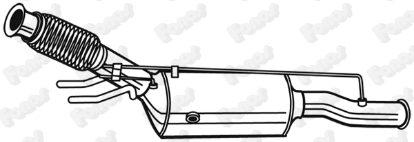 Soot/Particulate Filter, exhaust system (73171)