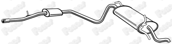 Rear Muffler (610600)