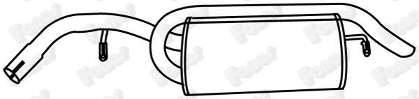 Rear Muffler (619244)