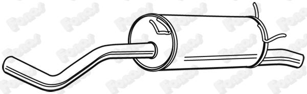Rear Muffler (611431)