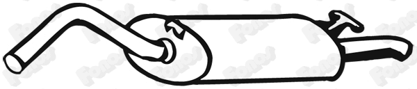 Rear Muffler (616870)