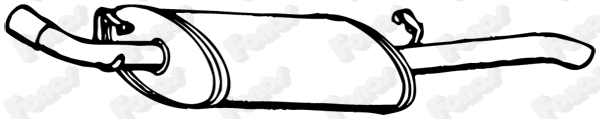 Rear Muffler (14531)