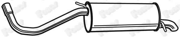 Rear Muffler (612100)