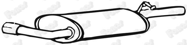 Rear Muffler (619701)