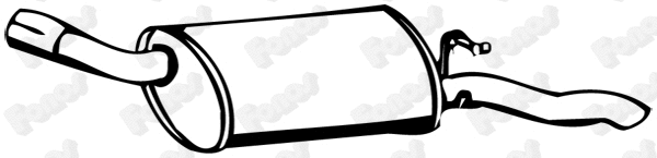 Rear Muffler (617432)