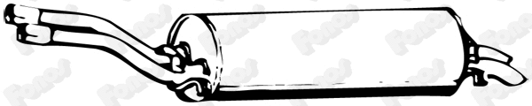 Rear Muffler (05116)