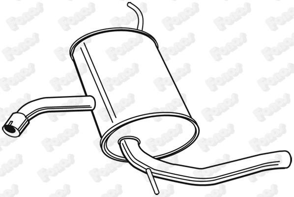 Rear Muffler (23261)