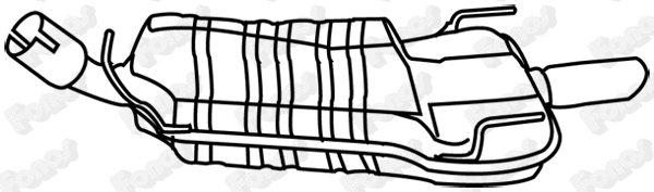 Rear Muffler (617875)
