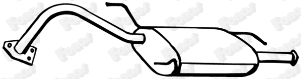 Rear Muffler (620020)
