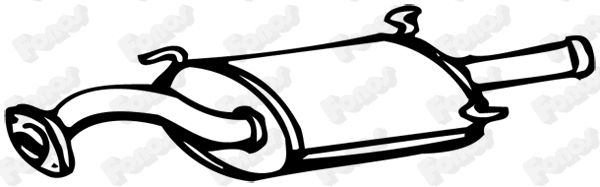 Rear Muffler (16714)