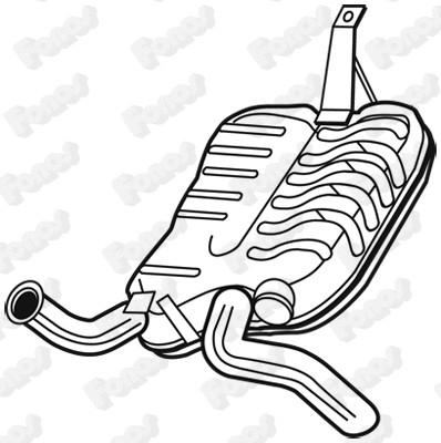Rear Muffler (25106)