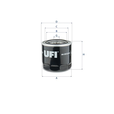 Filter, operating hydraulics (86.012.00)