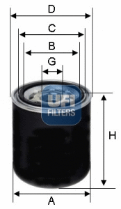 Filter, operating hydraulics (86.008.00)