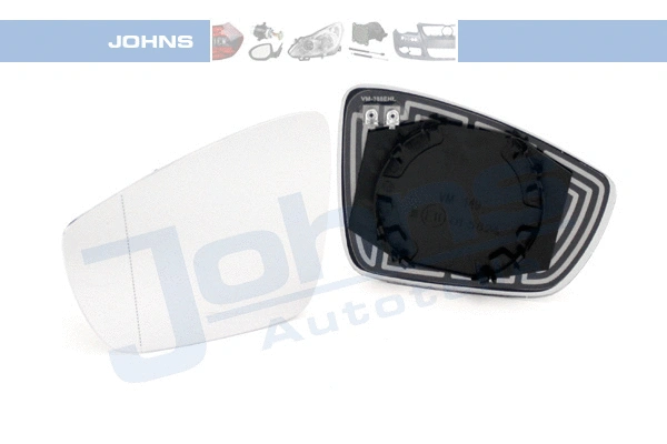 Mirror Glass, exterior mirror (95 27 37-81)