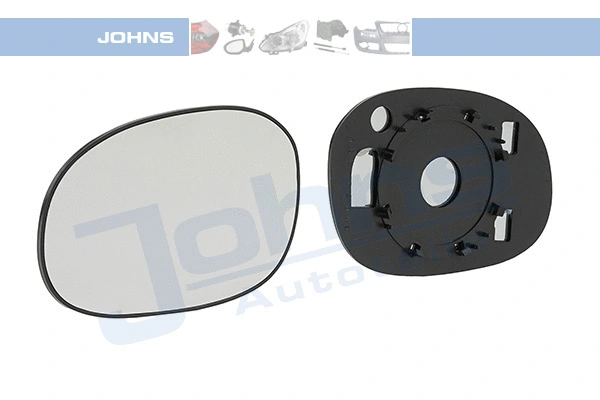 Mirror Glass, exterior mirror (23 07 37-80)