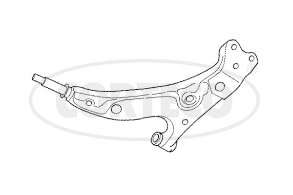 Control/Trailing Arm, wheel suspension (49397501)