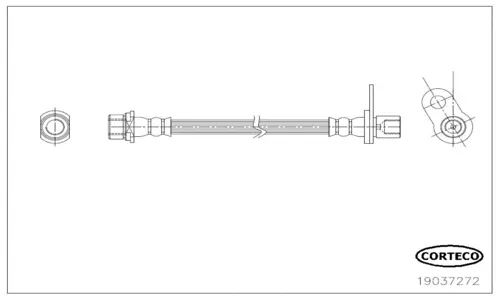 Brake Hose (19037272)