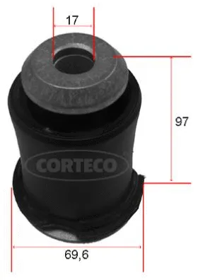 Mounting, control/trailing arm (80001164)