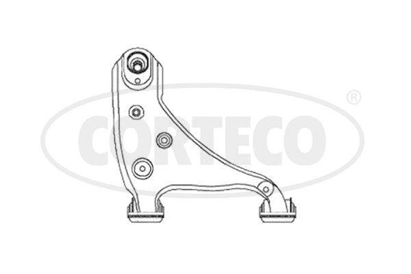 Control/Trailing Arm, wheel suspension (49397453)