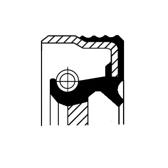 Shaft Seal, crankshaft (01016267B)