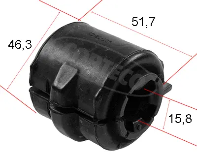 Mounting, stabiliser bar (80005085)