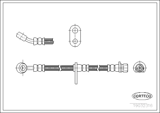 Brake Hose (19032316)