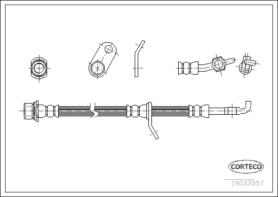 Brake Hose (19033057)