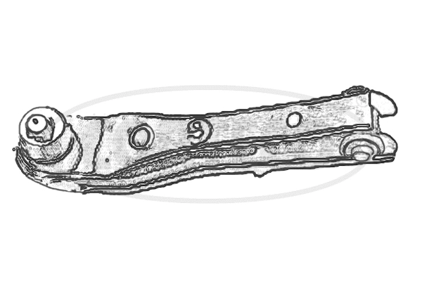 Control/Trailing Arm, wheel suspension (49397494)