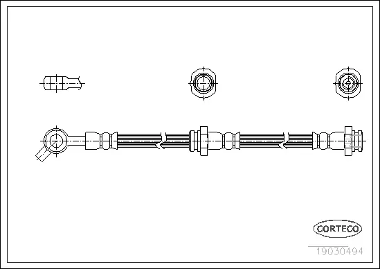 Brake Hose (19030494)