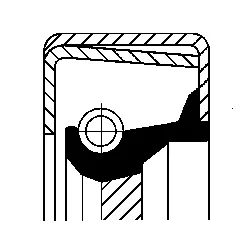 Shaft Seal, manual transmission (01034112B)