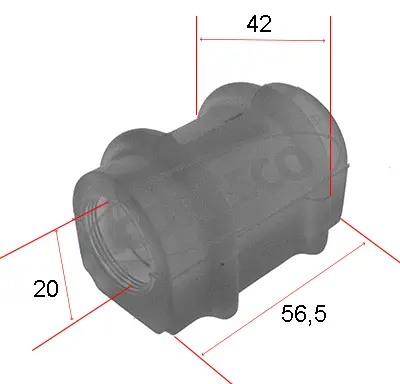 Mounting, stabiliser bar (80000514)