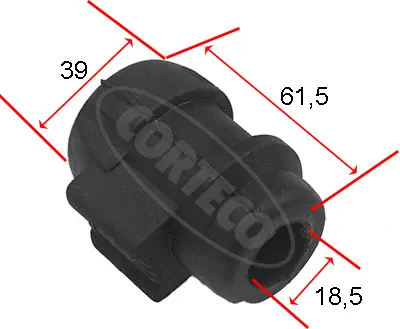 Mounting, stabiliser bar (80001465)