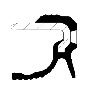 Shaft Seal, crankshaft (19036715B)