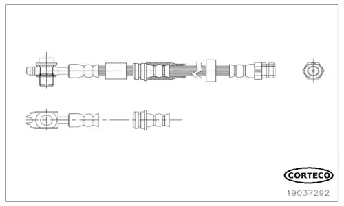 Brake Hose (19037292)