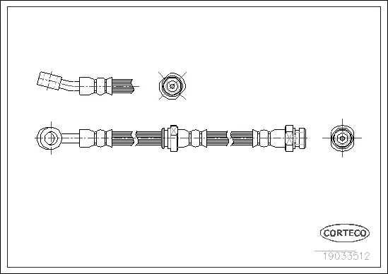 Brake Hose (19033512)