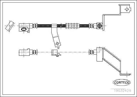 Brake Hose (19032429)